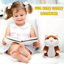 Interactive Nodding Hamster Plush Toy with Sound Repetition