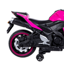 12V Pink Ride-On Motorcycle for Kids - Perfect for Boys and Girls