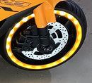 12V Orange Ride-On Motorcycle for Kids - Perfect for Boys and Girls