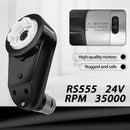 1 or 2 PCS 24V RS555 35000RPM Gear Motor Kit for Electric Car Power Wheels Upgrade Magic Cars 1