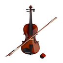 1/4 Size Beginner Violin Set Natural Solid Wood with Bow Rosin and Case Magic Cars 6