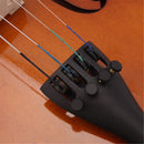 1/4 Size Beginner Violin Set Natural Solid Wood with Bow Rosin and Case Magic Cars 8
