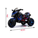 12V Electric 3-Wheel Ride-On Motorcycle for Kids Ages 3-6 with Adjustable Speed 1.8-3.2 MPH Magic Cars 1