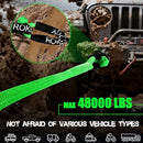 1" x 30ft Durable Kinetic Recovery Rope (Reflective) with 2 Soft Shackles, 30% Discount Magic Cars 3