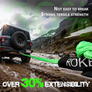1" x 30ft Durable Kinetic Recovery Rope (Reflective) with 2 Soft Shackles, 30% Discount Magic Cars 4