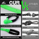 1" x 30ft Durable Kinetic Recovery Rope (Reflective) with 2 Soft Shackles, 30% Discount Magic Cars 6