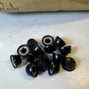 Power Wheels Black Retainer Nut Push Cap 0.354" and 11/32" Tinnerman Palnut Magic Cars 3