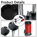12V Super Loud Silver Air Horn Kit for Train, Truck, Car, SUV, and Boat Magic Cars 5