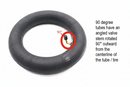 10x2-2.125 Inner Tube 90° Valve - eScooters - image 4