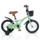 16" Spring Party Green Girls Bike with Basket for Ages 3-8 Magic Cars 3