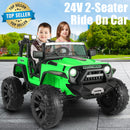 12/24V Large Electric Ride-On Truck for Kids with Parental Remote Control Magic Cars 14