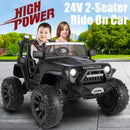 12/24V Large Electric Ride-On Truck for Kids with Parental Remote Control Magic Cars 15