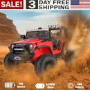 12/24V Large Electric Ride-On Truck for Kids with Parental Remote Control Magic Cars 16