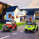 12/24V Large Electric Ride-On Truck for Kids with Parental Remote Control Magic Cars 23