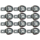 12 Pack 3/8" Steel D-Ring Tie Down Bolts 5000 lb Capacity for Car Motorcycle Quad ATV UTV Magic Cars Variant 0
