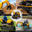 12-Volt Kids Ride-On Bulldozer Toy Vehicle