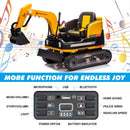 12-Volt Kids Ride-On Bulldozer Toy Vehicle