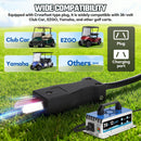 36 Volt 12 AMP Golf Cart Charger Compatible with Club Car, EZGO, and Yamaha - IP67 Waterproof Magic Cars 3