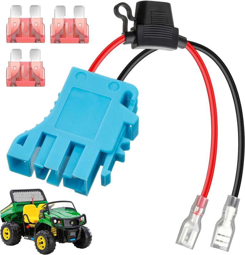 peg perego 12v 12 AWG Wire Harness Connector Replacement Compatible with Peg-Perego 12 Volt SLA 1 Year Warranty -