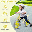 12 Inch Green Balance Bike with Adjustable Seat and Rotatable Handlebar Magic Cars 4