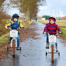 12 Inch Adjustable Kids Bike with Removable Basket for Ages 3-4 Years Magic Cars 2