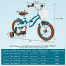 12 Inch Adjustable Kids Bike with Removable Basket for Ages 3-4 Years Magic Cars 3