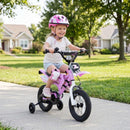 Purple 12-Inch Kids Motorcycle-Style Bike for Boys and Girls Ages 3-4 Magic Cars 1
