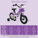 Magic Purple 12-Inch Kids Bike with Training Wheels for Ages 3-4 Magic Cars 3