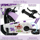 Magic Purple 12-Inch Kids Bike with Training Wheels for Ages 3-4 Magic Cars 4