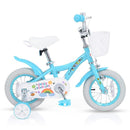 12-Inch Girls Bike with Training Wheels and Basket for Ages 3-4 Magic Cars 3