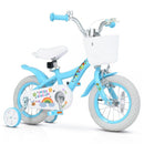 12-Inch Girls Bike with Training Wheels and Basket for Ages 3-4 Magic Cars Variant 0
