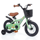 Spring Party Green 12-Inch Girls Bike with Basket for Ages 3-8 Magic Cars Variant 0