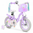Purple 12-Inch Girls Bike with Front Bag and Streamers for Ages 3-4 Magic Cars Variant 0