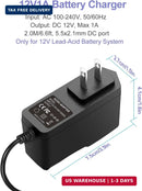 12V Universal Charger for Kids' Ride-On Toys - Compatible with Lead Acid Batteries Magic Cars 2
