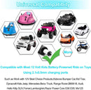 12 Volt Rechargeable Battery and Charger for Kids 12V Ride-On Toy Cars Magic Cars 4