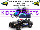 Volt AA Battery Charger with Blue Connector for Kid Trax Dodge Charger SWAT Police Car Magic Cars Variant 0