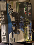 Volt Blue Phantom Battery-Powered Ride-On ATV with Action Wheels for Boys Magic Cars 1