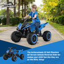 Volt Blue Phantom Battery-Powered ATV Ride-On for Boys and Girls Magic Cars 1