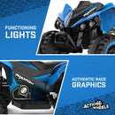 Volt Blue Phantom Battery-Powered ATV Ride-On for Boys and Girls Magic Cars 4