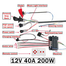 12 Volt High-Power DIY Electric Wheel Kit with Modified Wires for Children Magic Cars 1