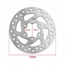 120mm Disc Brake Rotor 6 Bolt for Vsett 9 Hiboy S2 - image 2