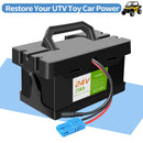 24V 7Ah 30A BMS Battery for Kids UTVs and Cars, Compatible with 12FM7, Max 600W Magic Cars Variant 0