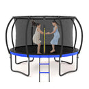 12FT Outdoor Trampoline with Inner Safety Enclosure Net, Ladder, PVC Spring Cover Magic Cars 0