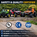 12V 12Ah SLA AGM Battery for Ride-On Vehicles, Easy Installation Replacement for Gator Magic Cars 5