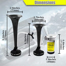 12V 135dB Dual Trumpet Air Horn with Compressor Super Loud Powerful Magic Cars 1