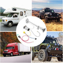 12V 150dB 18-Inch Chrome Zinc Single Trumpet Truck Air Horn Magic Cars 3