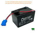 12V 15Ah High Capacity Replacement Battery with Wire for Peg Perego Ride-On Toy Magic Cars 2