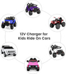 12V 1A Power Charger for Kids Electric Ride-On Cars with 2-Pin Connector Magic Cars 2