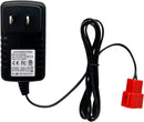 12V 1A Battery Charger for Ride-On Toy Car with Red Square Plug, 100-240V Magic Cars 3