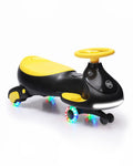 12V Dual-Function Wiggle Car for Kids with Pedal, 360° Steering, and Flashing Wheels Magic Cars Variant 0
